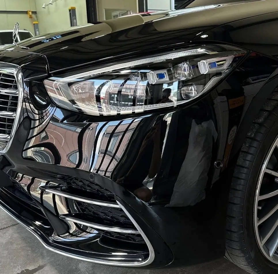 벤츠 S500 전체 PPF 시공 후
