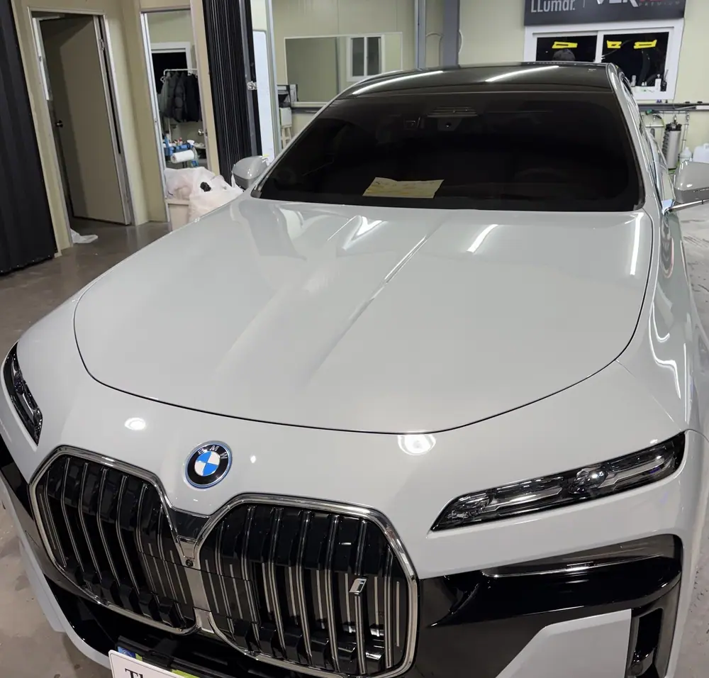BMW i7 전체 PPF 시공 후