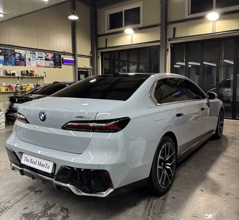 BMW i7 전체 PPF 시공 후