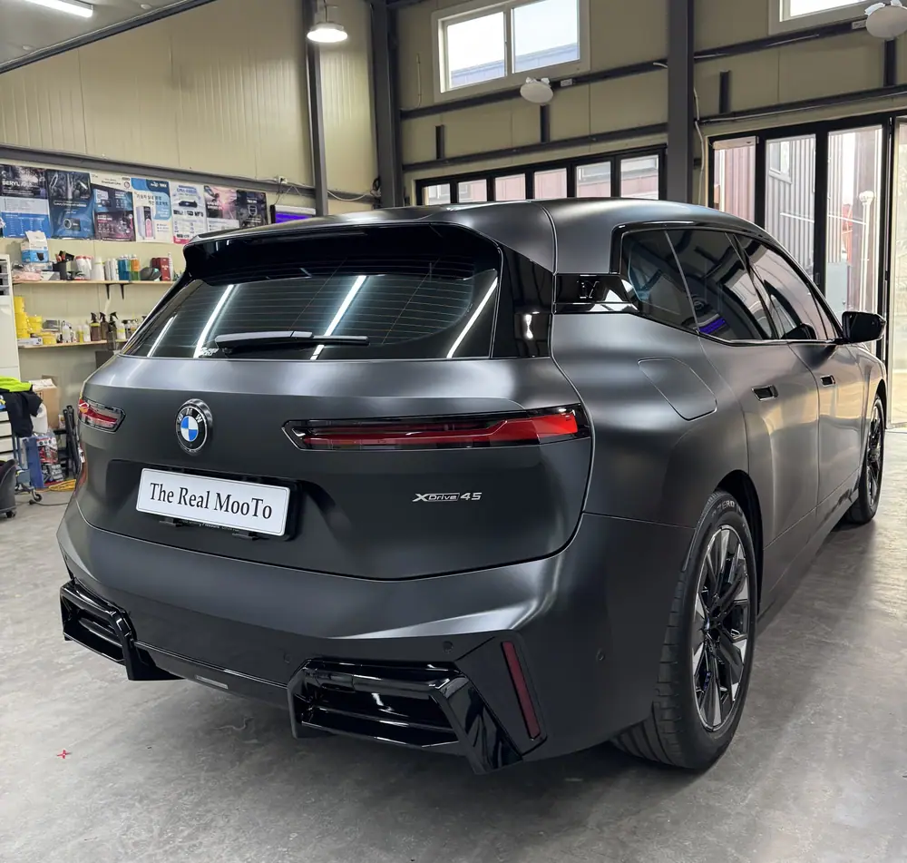 BMW iX 무광 PPF 시공 후