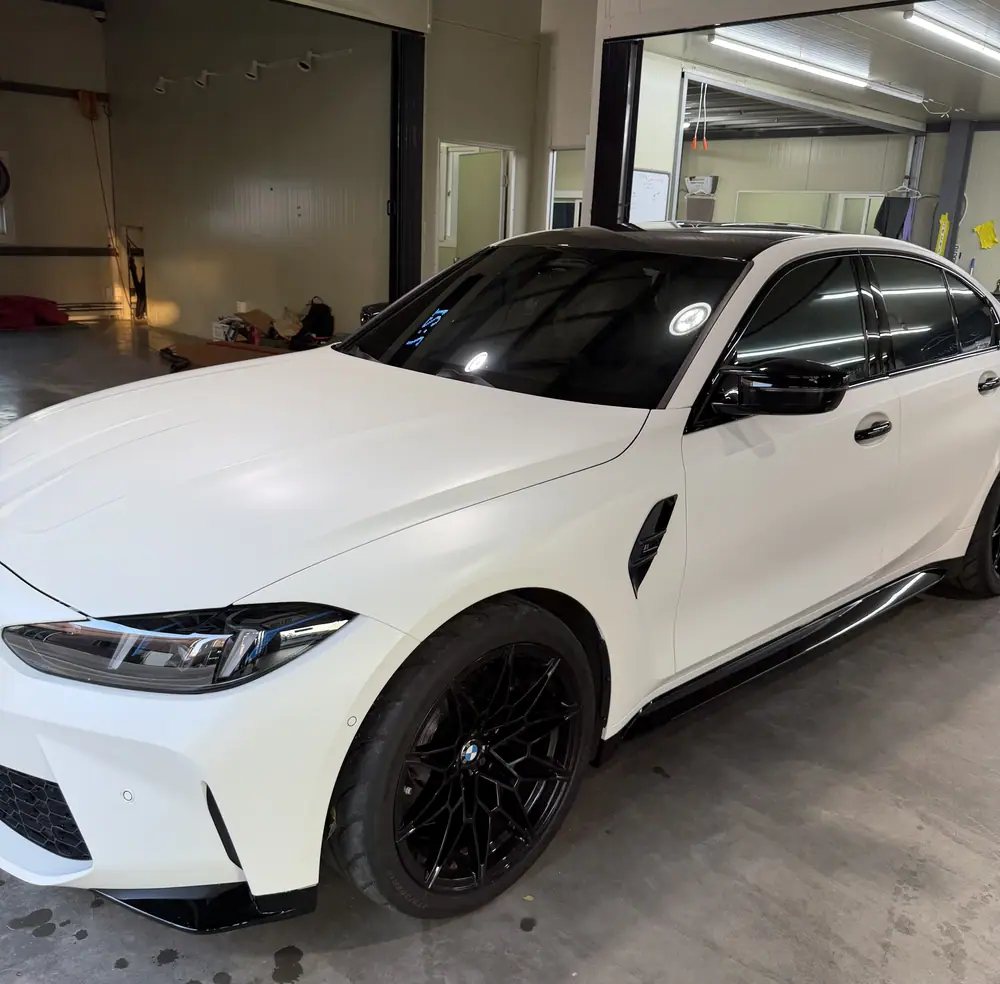 BMW M3 무광 PPF 시공 후