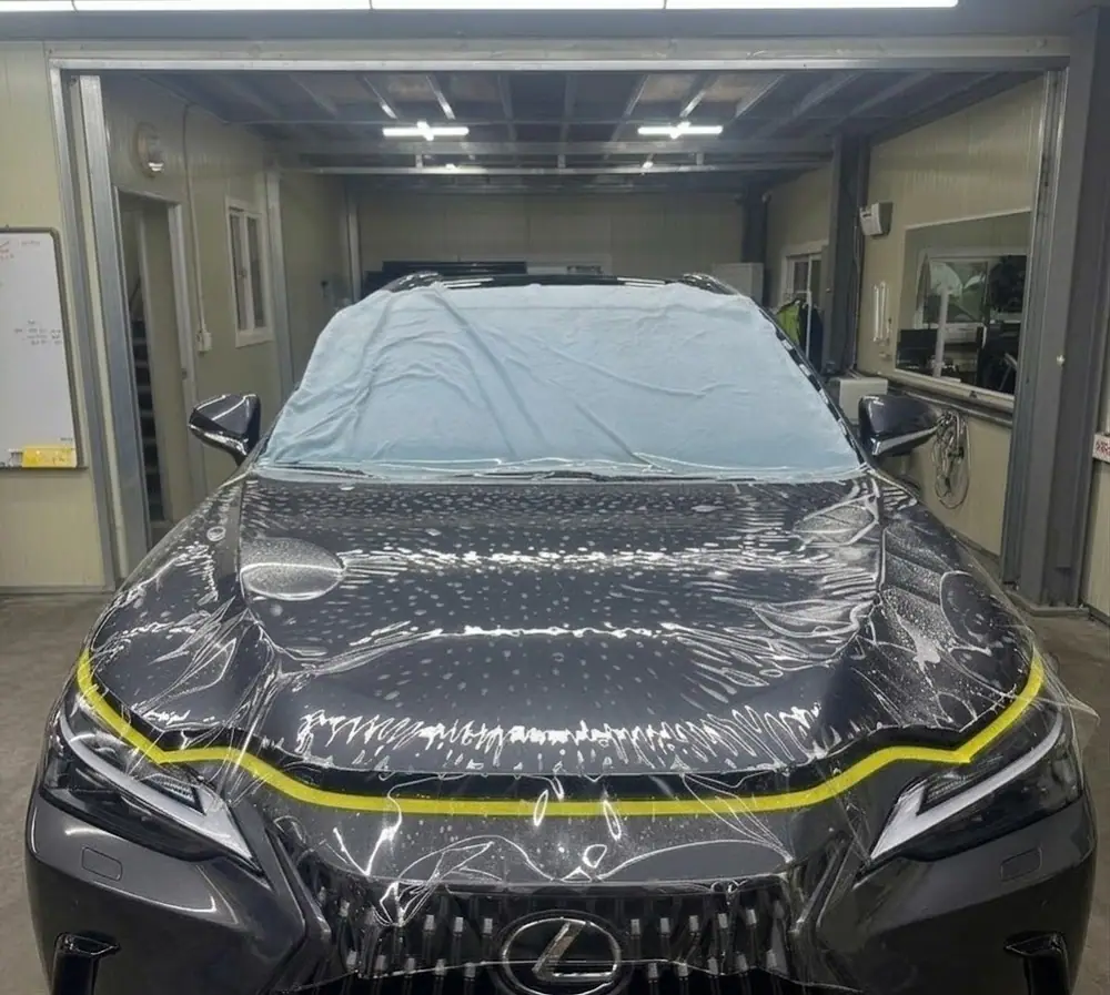 렉서스 NX 350h 전체 PPF 시공 중